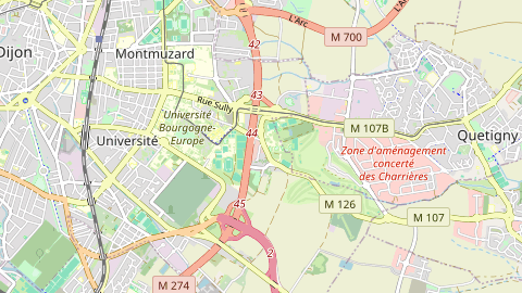 Carte de localisation de l'évènement