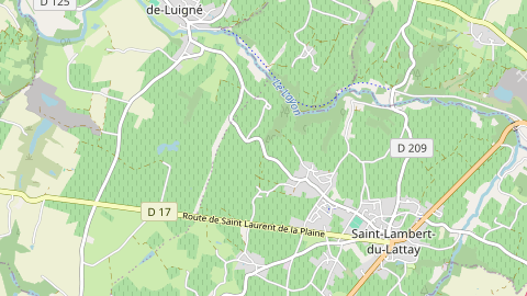 Carte de localisation de l'évènement