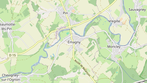 Carte de localisation de l'évènement
