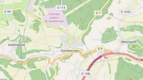 Carte de localisation de l'évènement