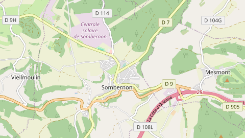 Carte de localisation de l'évènement