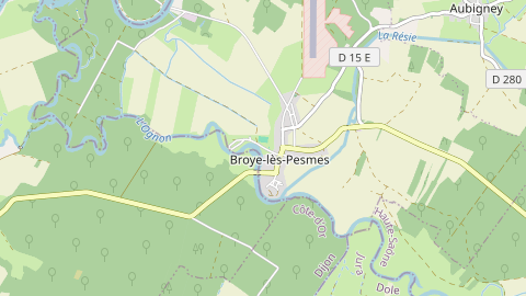 Carte de localisation de l'évènement
