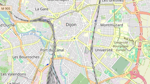 Carte de localisation de l'évènement