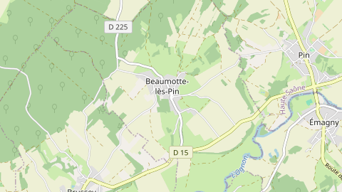 Carte de localisation de l'évènement