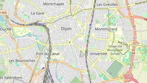 Carte de localisation de l'évènement