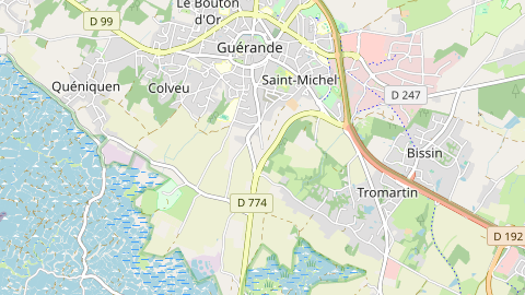 Carte de localisation de l'évènement