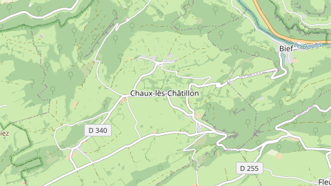 Carte de localisation de l'évènement