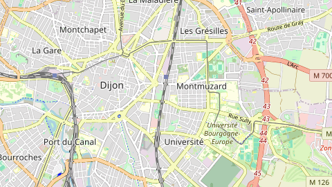 Carte de localisation de l'évènement