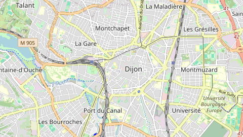 Carte de localisation de l'évènement