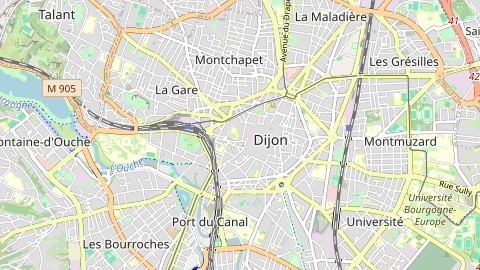 Carte de localisation de l'évènement