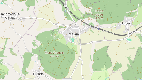 Carte de localisation de l'évènement