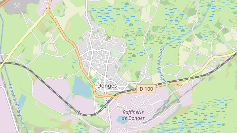 Carte de localisation de l'évènement