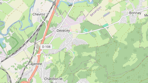 Carte de localisation de l'évènement