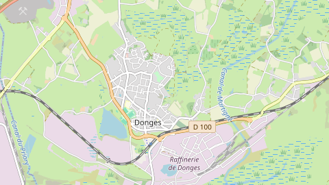 Carte de localisation de l'évènement