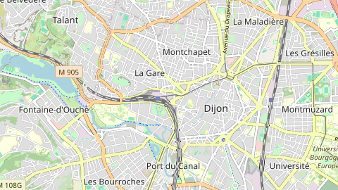 Carte de localisation de l'évènement