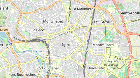 Carte de localisation de l'évènement