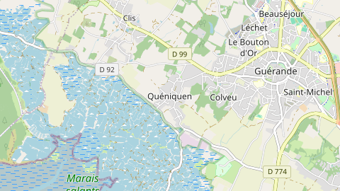 Carte de localisation de l'évènement