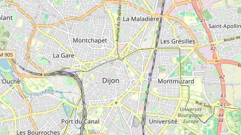 Carte de localisation de l'évènement