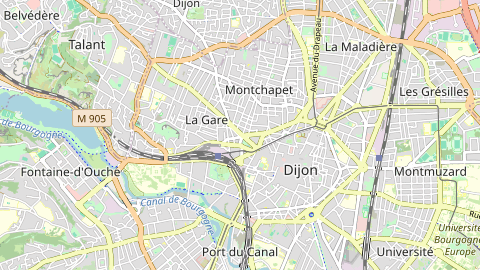 Carte de localisation de l'évènement