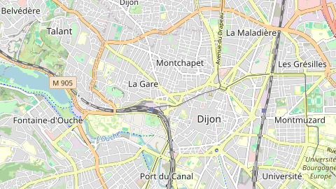 Carte de localisation de l'évènement