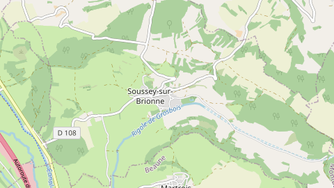 Carte de localisation de l'évènement