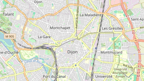 Carte de localisation de l'évènement