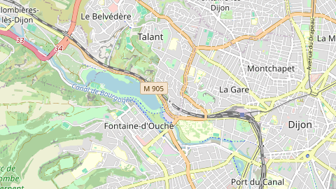 Carte de localisation de l'évènement