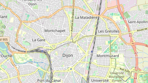 Carte de localisation de l'évènement