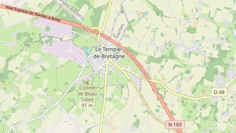 Carte de localisation de l'évènement