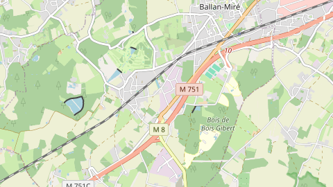 Carte de localisation de l'évènement