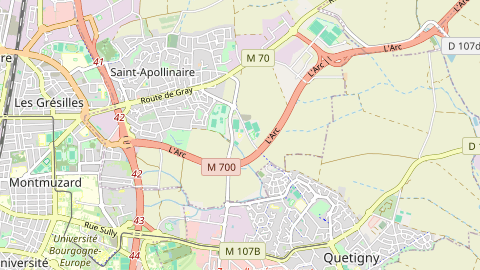 Carte de localisation de l'évènement