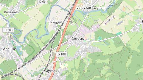Carte de localisation de l'évènement