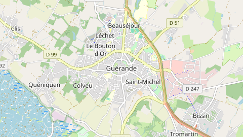 Carte de localisation de l'évènement