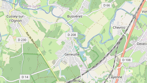 Carte de localisation de l'évènement