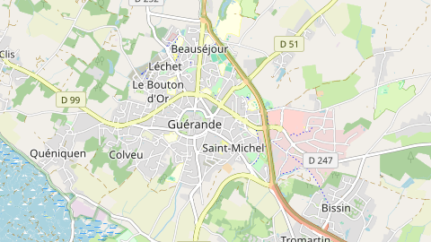 Carte de localisation de l'évènement