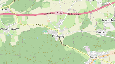 Carte de localisation de l'évènement