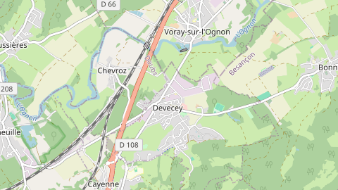 Carte de localisation de l'évènement