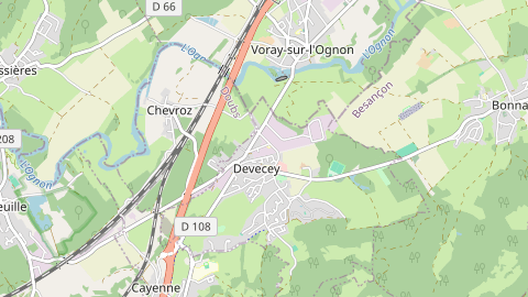 Carte de localisation de l'évènement