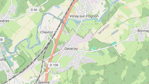 Carte de localisation de l'évènement