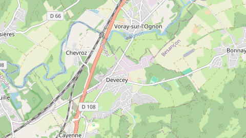 Carte de localisation de l'évènement