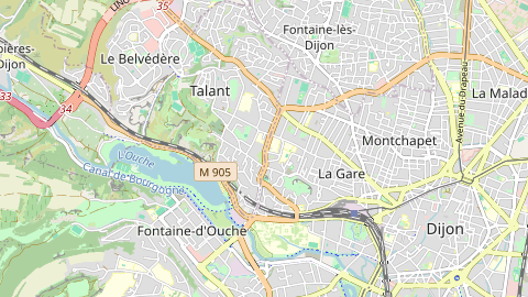 Carte de localisation de l'évènement