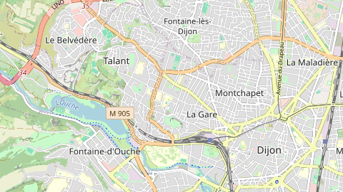 Carte de localisation de l'évènement