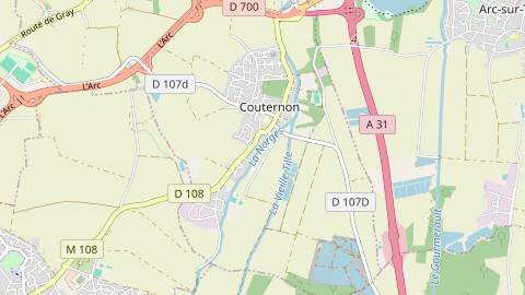 Carte de localisation de l'évènement