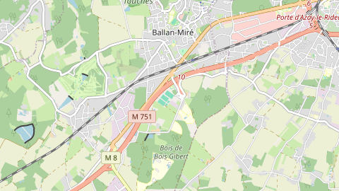 Carte de localisation de l'évènement