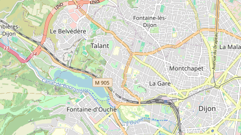 Carte de localisation de l'évènement