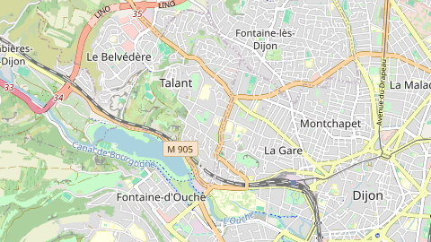 Carte de localisation de l'évènement