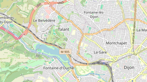 Carte de localisation de l'évènement