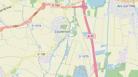 Carte de localisation de l'évènement