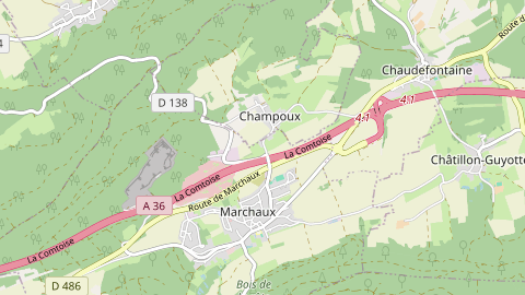 Carte de localisation de l'évènement