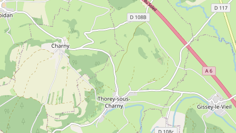 Carte de localisation de l'évènement